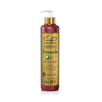 Shampoo Dolce Pet Esmeralda Suave Cereja e Avelã para Cães e Gatos 300ml