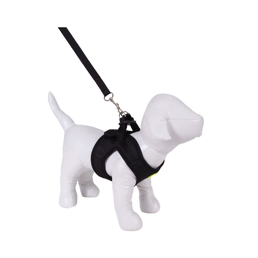 Peitoral Urban Puppy para Cães Colete Aerado Preto