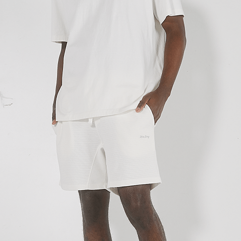 Bermuda Grid Cotton Masculino Heritage Branco G