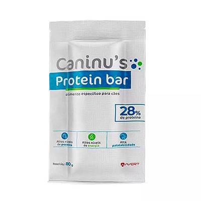 Suplemento Avert Caninus Protein Bar para Cães 80g