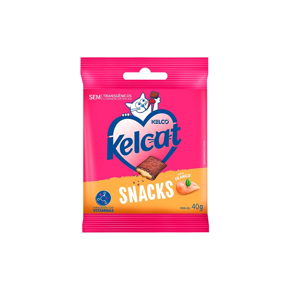 Snack Kelcat para Gatos Sabor Frango