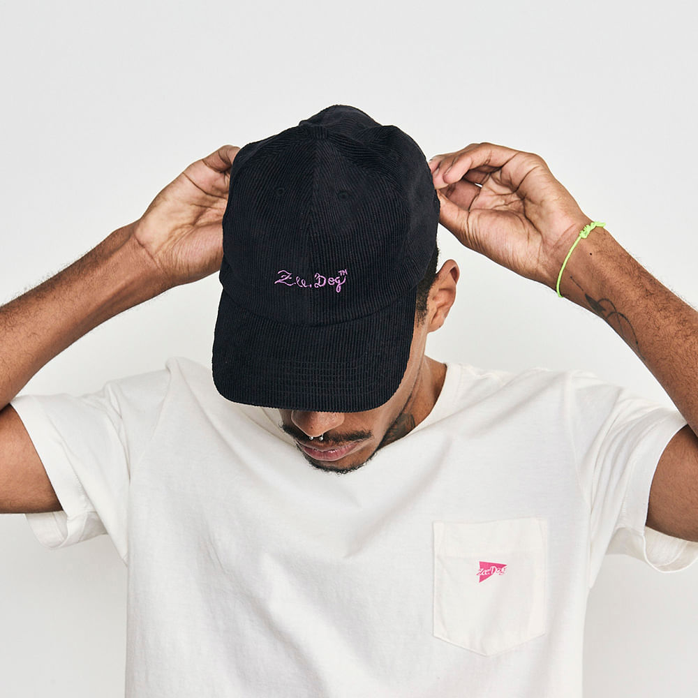 Boné Dad Heritage Velvet Preto | Imagem 1