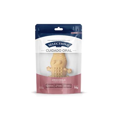 Snack Selections For Pets Crocodilo Grande Premium para Cães Adultos 58g
