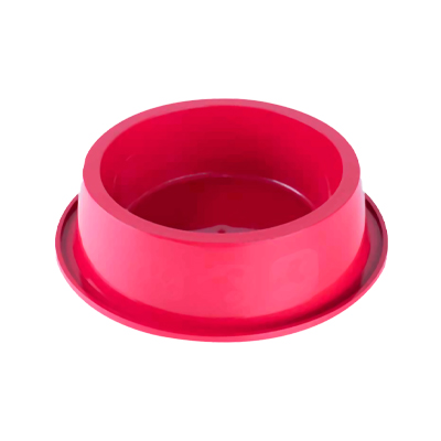 Comedouro DuraPets Anti Formiga Vermelho para Cães 700ml