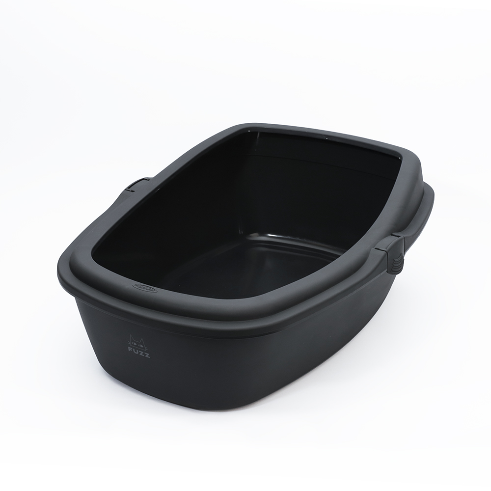 Bandeja Fuzz King para Gatos Cinza Escuro 