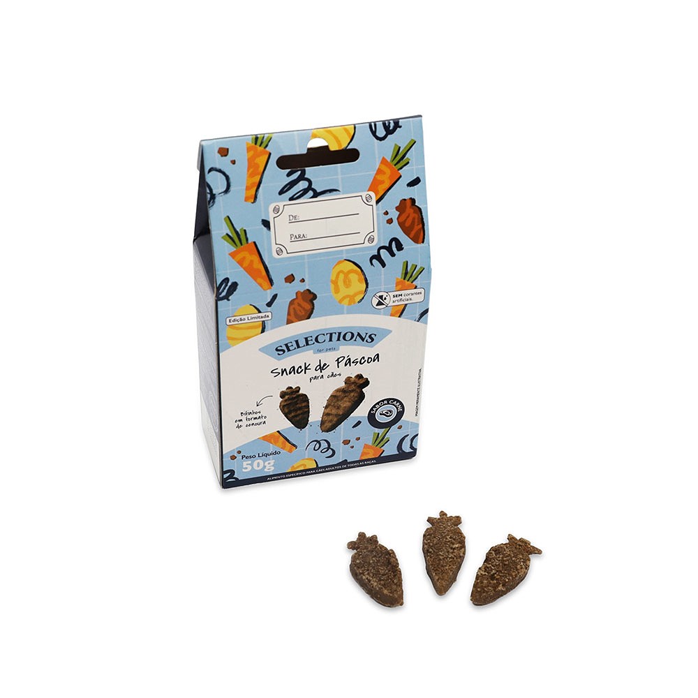 Snack de Páscoa Selections para Cães sabor Carne