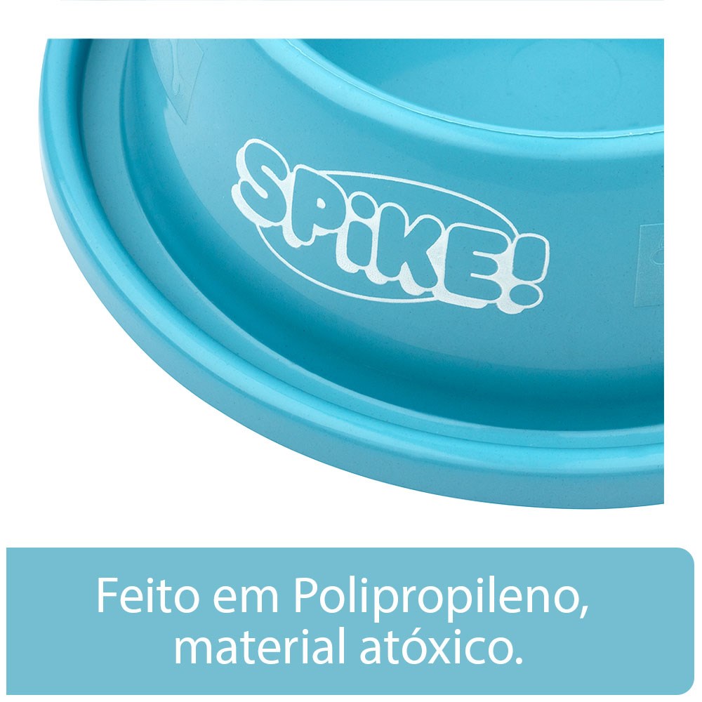 Comedouro Spike Antiformiga Azul para Cães e Gatos