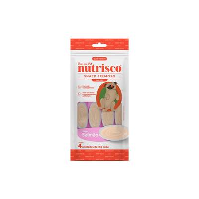 Snack Cremoso Nutrisco Sabor Salmão para Cães 56g