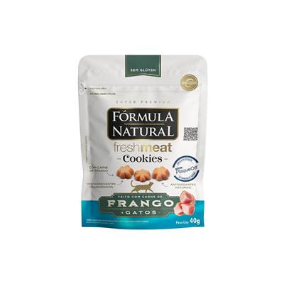 Biscoitos Fórmula Natural Cookies para Gatos Adultos sabor Frango 40g