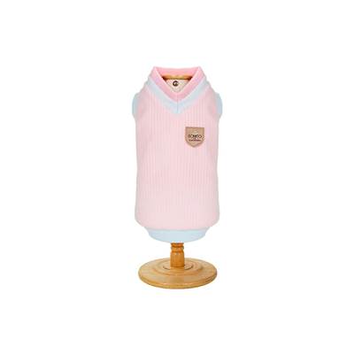 Suéter Bonito pra Cachorro Canelado Rosa Bebê para Cães GG