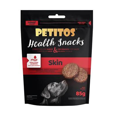 Snack Petitos Health Skin para Cães 85g