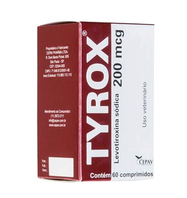 Tyrox 200mg 60 comprimidos