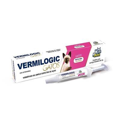 Vermífugo Vermilogic para Gatos 5g