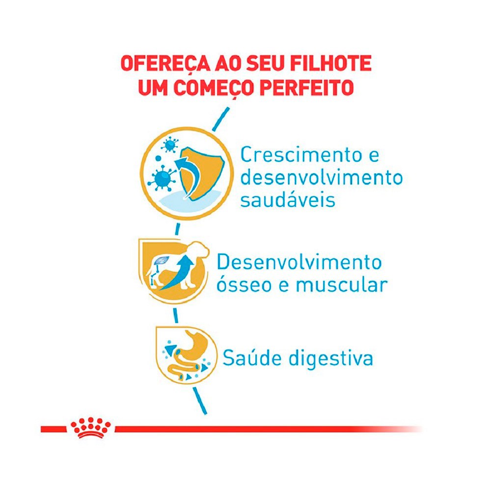 Ração Royal Canin Rottweiler para Cães Filhotes Puppy
