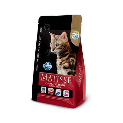 Ração Matisse para Gatos Adultos sabor Frango e Arroz 0,8kg