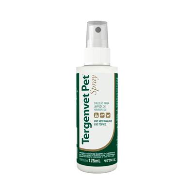 Solução Tergenvet Pet Spray para Limpeza de Ferimentos 125ml