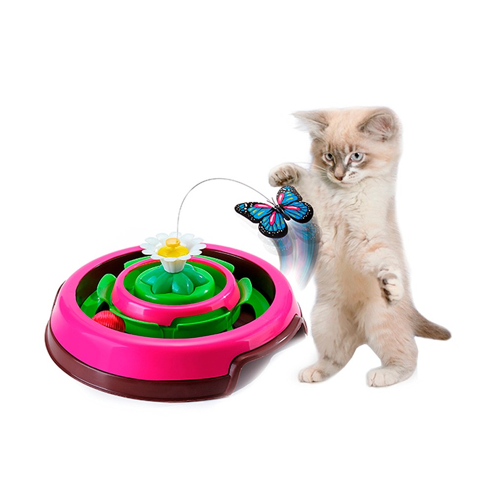 Brinquedo Truqys Cat Spin Rosa para Gatos