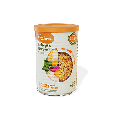 Lata Zee.Dog Kitchen para Cães Adultos sabor Frango - Refeição Natural 1,6kg