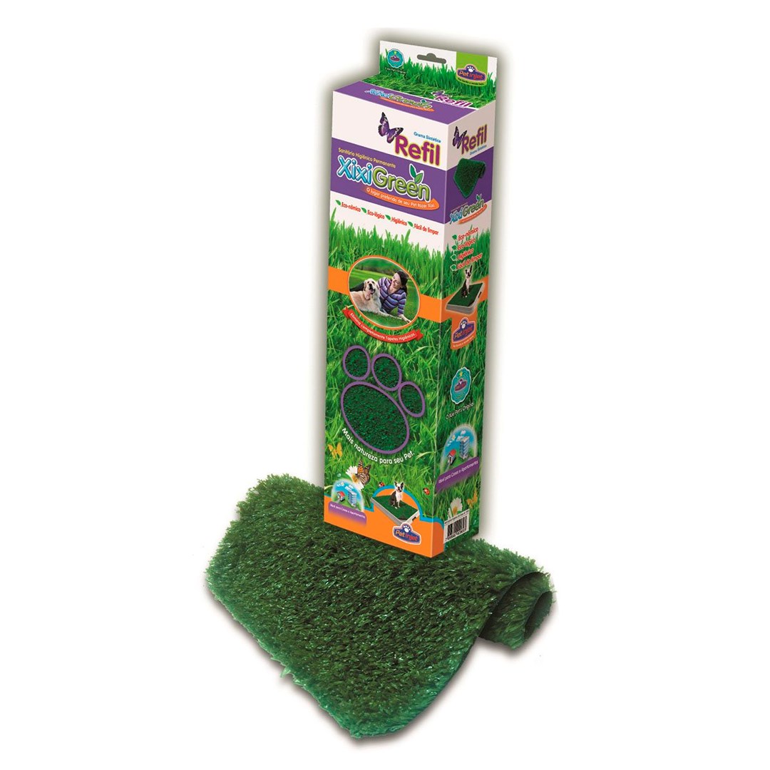 Refil de Sanitário de Grama Pet Injet Xixi Green Premium para Cães