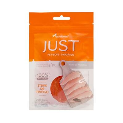 Petisco Saudável Germanhart Just Steak de Frango para Cães e Gatos 55g
