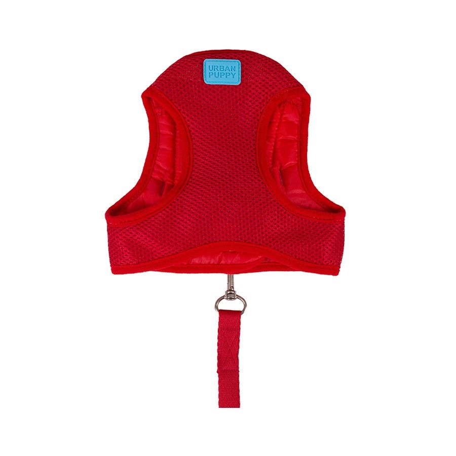 Peitoral Urban Puppy para Cães Colete Aerado Vermelho