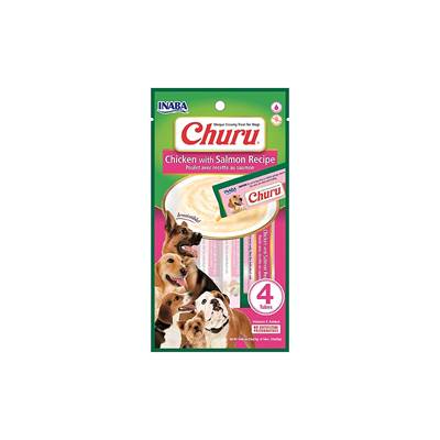 Petisco Cremoso Churu para Cães sabor Frango e Salmão 56g