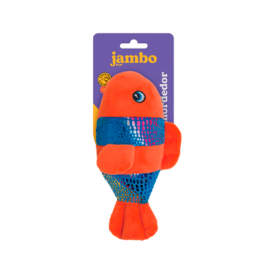 Brinquedo Jambo Mordedor Pelúcia Pop Aqua Peixe U