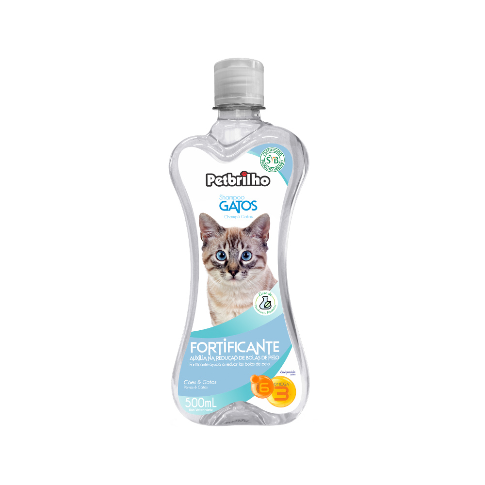 Shampoo Petbrilhoo Vegano Fortificante para Gatos