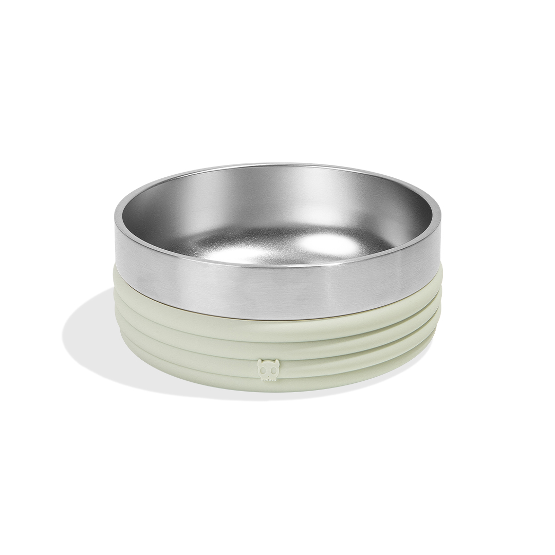 Comedouro para Cachorros Tuff Bowl Rings Sage