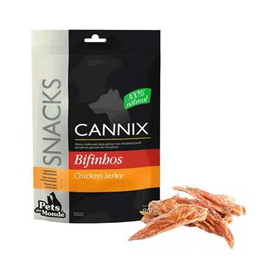 Petisco Cannix Sassami de Frango Desidratado 80g