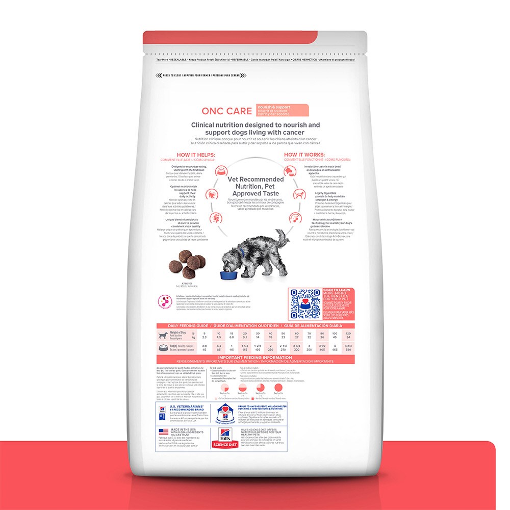 Ração Hill's Prescription Diet ONC Care Cuidado Oncológico para Cães