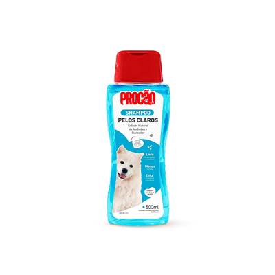 Shampoo Procão Pelos Claros para Cães e Gatos 500ml