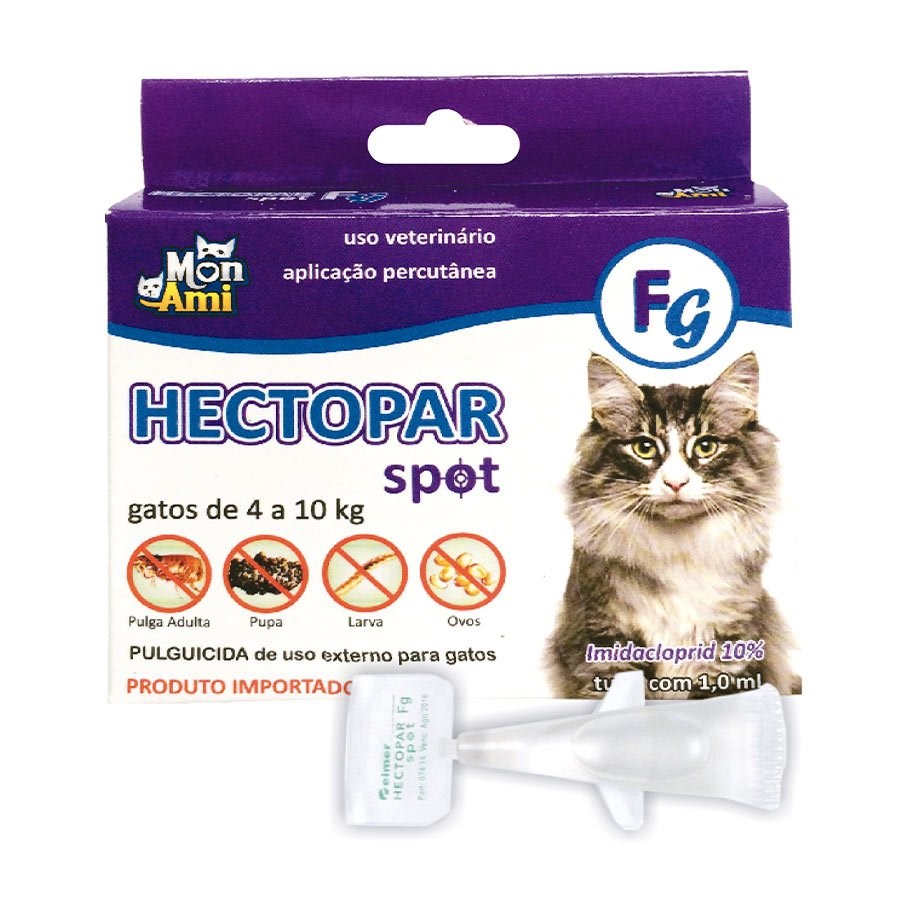 Hectopar Spot Fg para Gatos Acima de 4kg