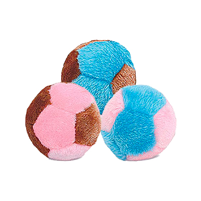 Brinquedo de Pelúcia Chalesco Bola - Cores Sortidas U