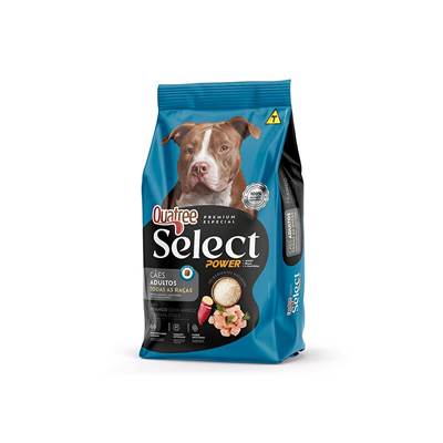 Ração Quatree Select Power para Cães Adultos Sabor Frango com Arroz e Batata Doce 15kg