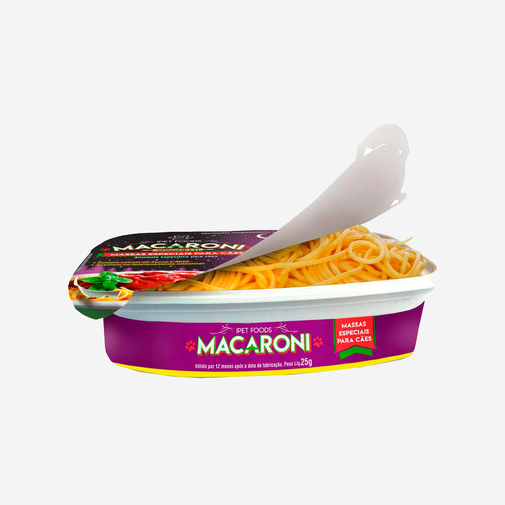 Massas Especiais Macaroni Ipet para Cães Spaghetti 