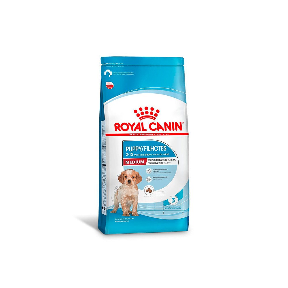 Ração Seca Royal Canin Medium Puppy para Cães Filhotes de Porte Médio