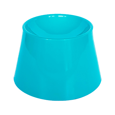 Comedouro Alto Pet Games Cat Eat Verde Água para Gatos U