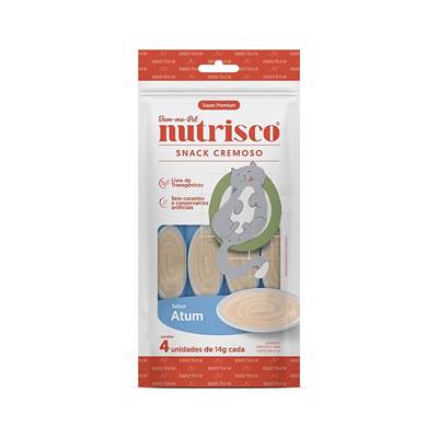 Snack Nutrisco Cremoso para Gatos sabor Atum 56g