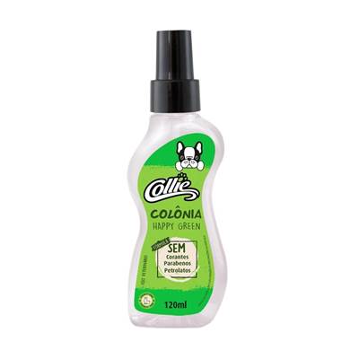 Colônia Collie Vegan Happy Green para Cães e Gatos 120ml