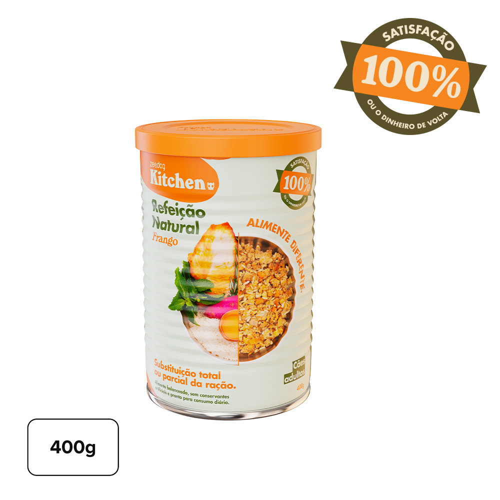 Lata Zee.Dog Kitchen para Cães Adultos sabor Frango - Refeição