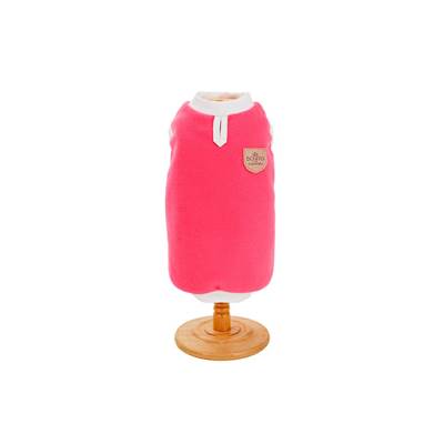 Casaco Bonito pra Cachorro Básico Rosa para Cães G