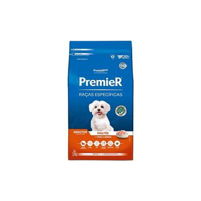 Ração Premier Raças Específicas Maltês para Cães Adultos sabor Peru & Arroz 1kg