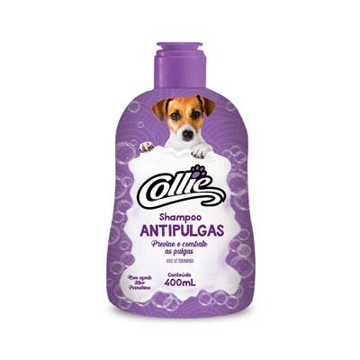 Shampoo Collie Vegan Antipulgas para Cães 400ml