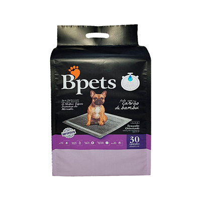 Tapete Higiênico Bpets Carvão De Bambu 