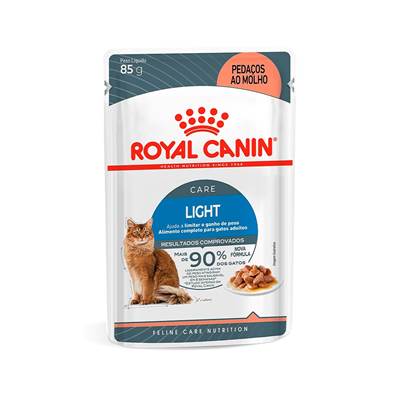 Ração Royal Canin Sachê Light para Gatos Adultos 85g