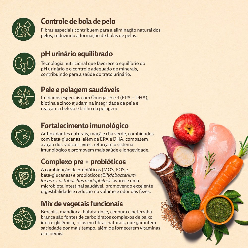 Ração Quatree Supreme para Gatos Adultos Sabor Salmão e Arroz