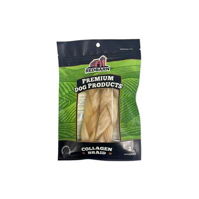 Osso Redbarn Collagen Braid para Cães 2 unidades