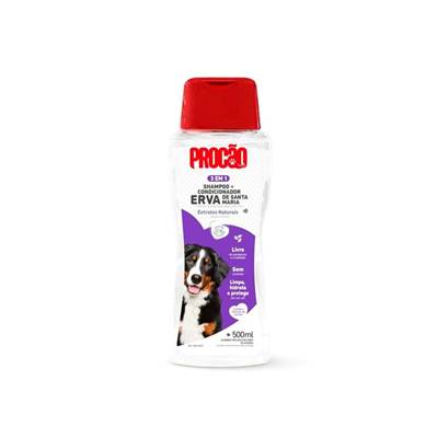 Shampoo Condicionador Procão Erva Santa Maria para Cães e Gatos 500ml