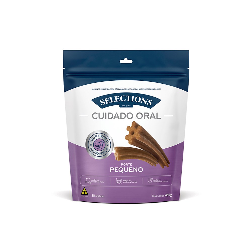 Snack Selections Cuidado Oral Porte Pequeno para Cães